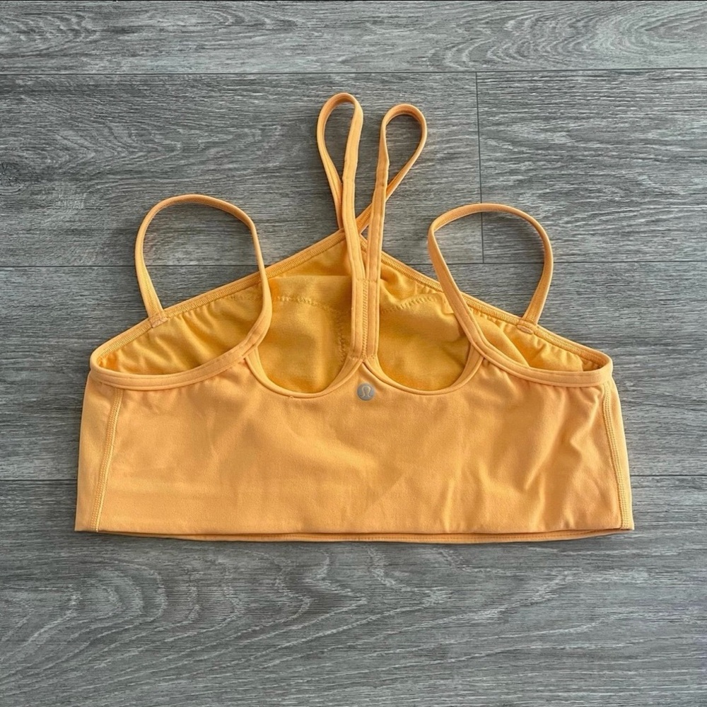 Lululemon Flow Y Strappy Bra Nulu Mango Dream - 14 - Picture 3 of 12